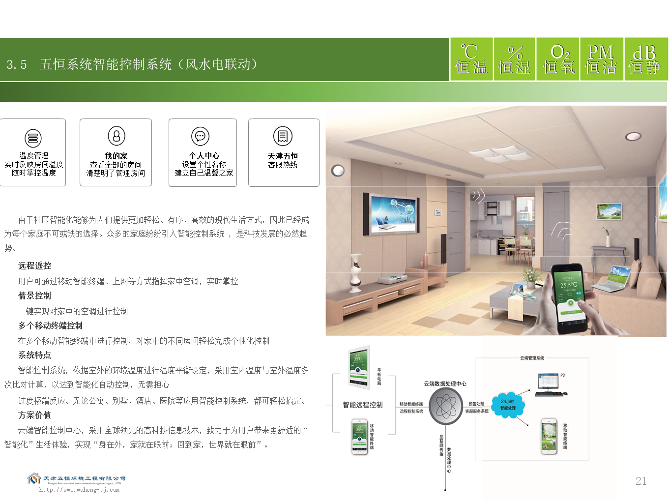 天津五恒環境控制系統 打造舒適健康家居，開啟遠程健康管理新篇章